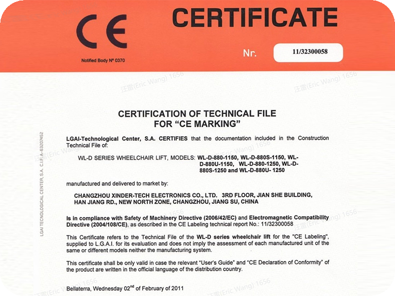 Certificación CE